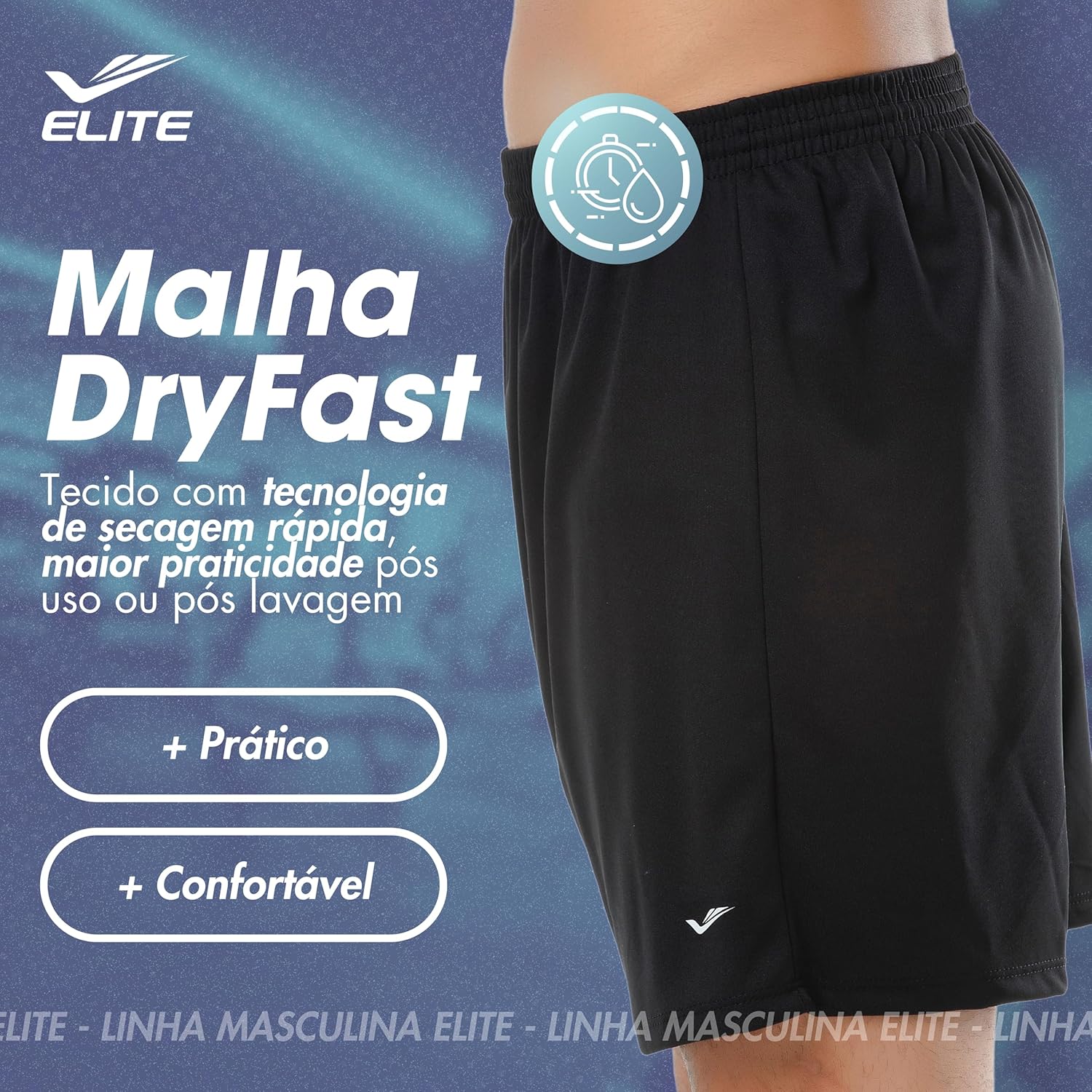 Kit 2 Short Calção Futebol Academia Bermuda Masculino Adulto