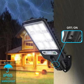 Pague 2 e leve 4 - Luz Solares com Sensor de Movimento - 3 Modos - À Prova D'água - Para Varanda, Garagem e Quintal - achatudostore